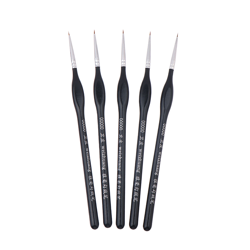 Model Kit Paint Set - 5Pcs Precision Fine Tip 00000 Paint