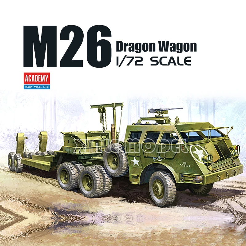 Model Kit Academy - Academy 13409 American Tank Transport Vehicle