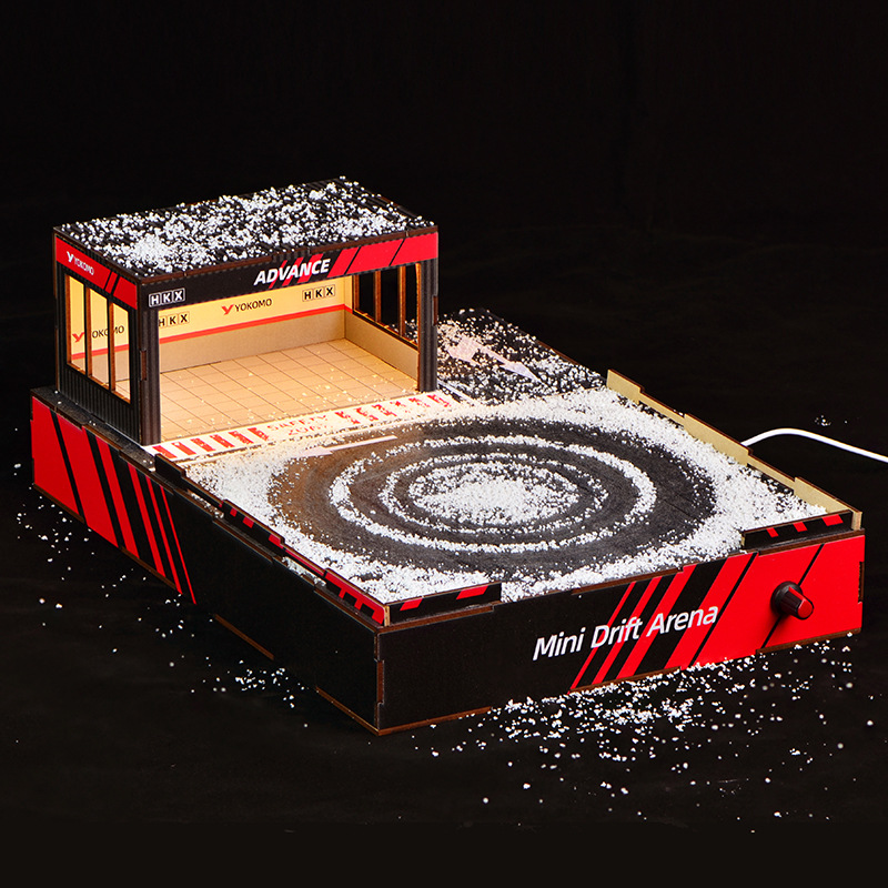 Model Kit Diorama - 1:64 Scale DIY Drift Track Diorama