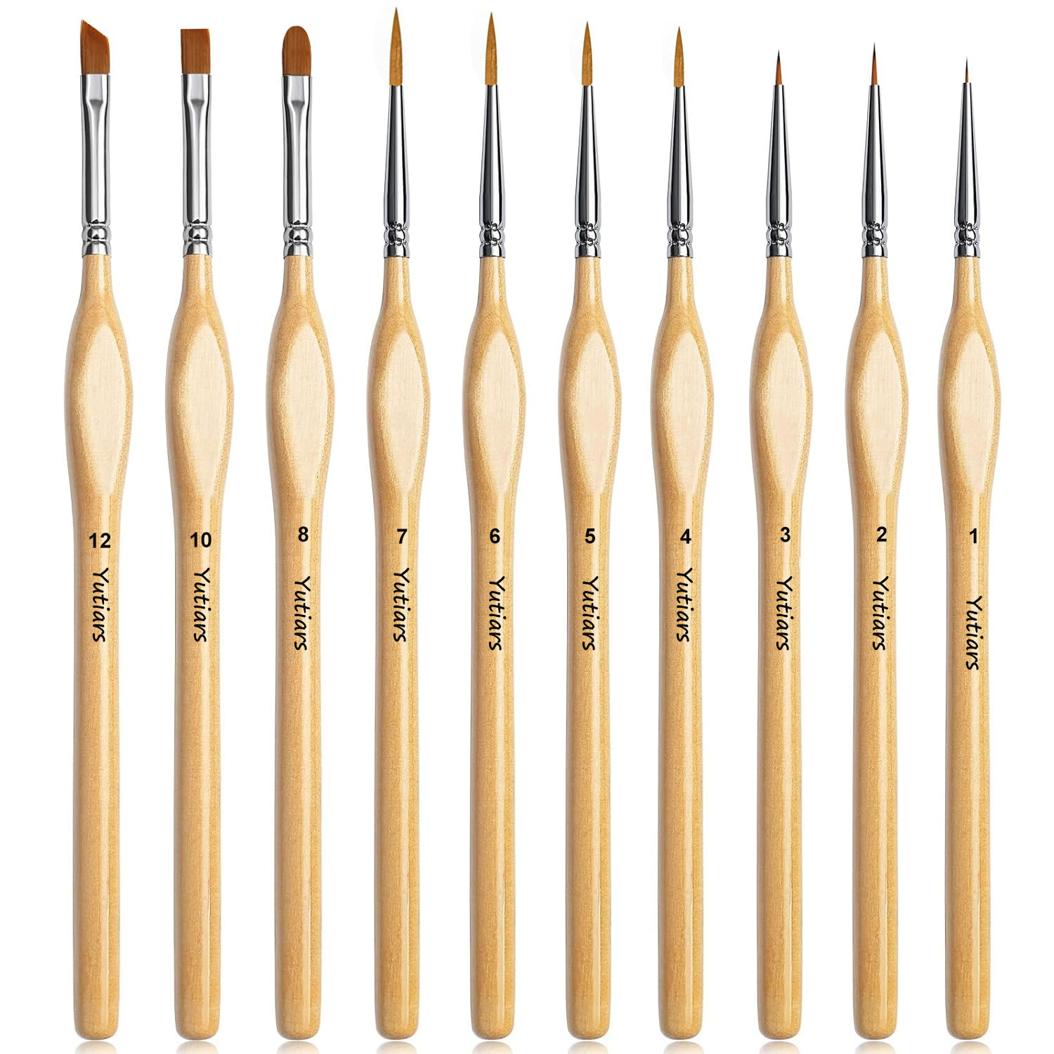 10pcs Precision Paint Brush Se - огляд і ціна Model Kit Paint Set