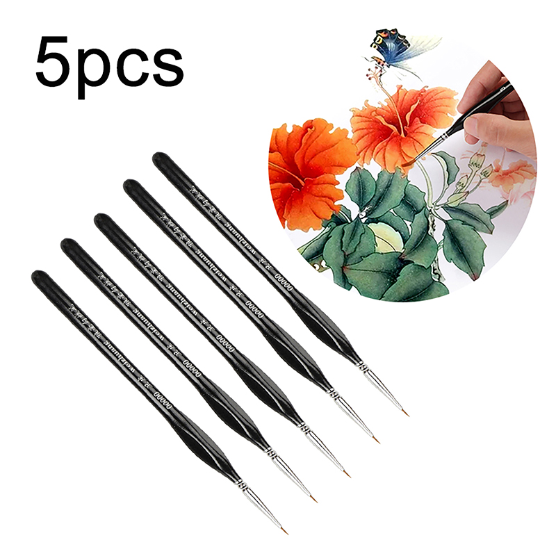 5Pcs Precision Fine Tip 00000  - огляд і ціна Model Kit Paint Set