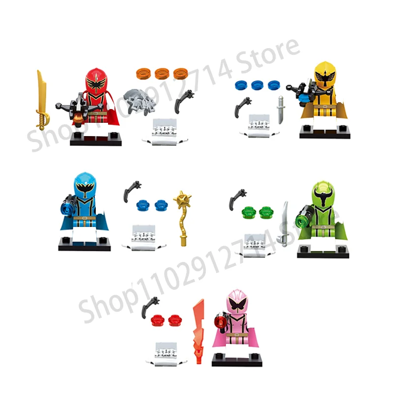 5Pcs/Set Power  Anime Rangers  - огляд і ціна Model Kit Power Rangers