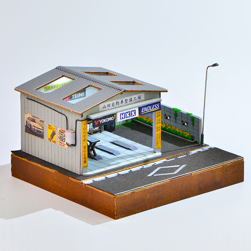 1:64 Scale DIY Auto Repair Sho - огляд і ціна Model Kit Diorama
