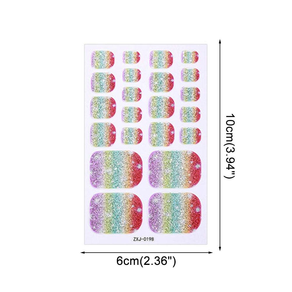 Rainbow Glitter Toe Nail Stick - огляд і ціна Waterslide Decal Paper