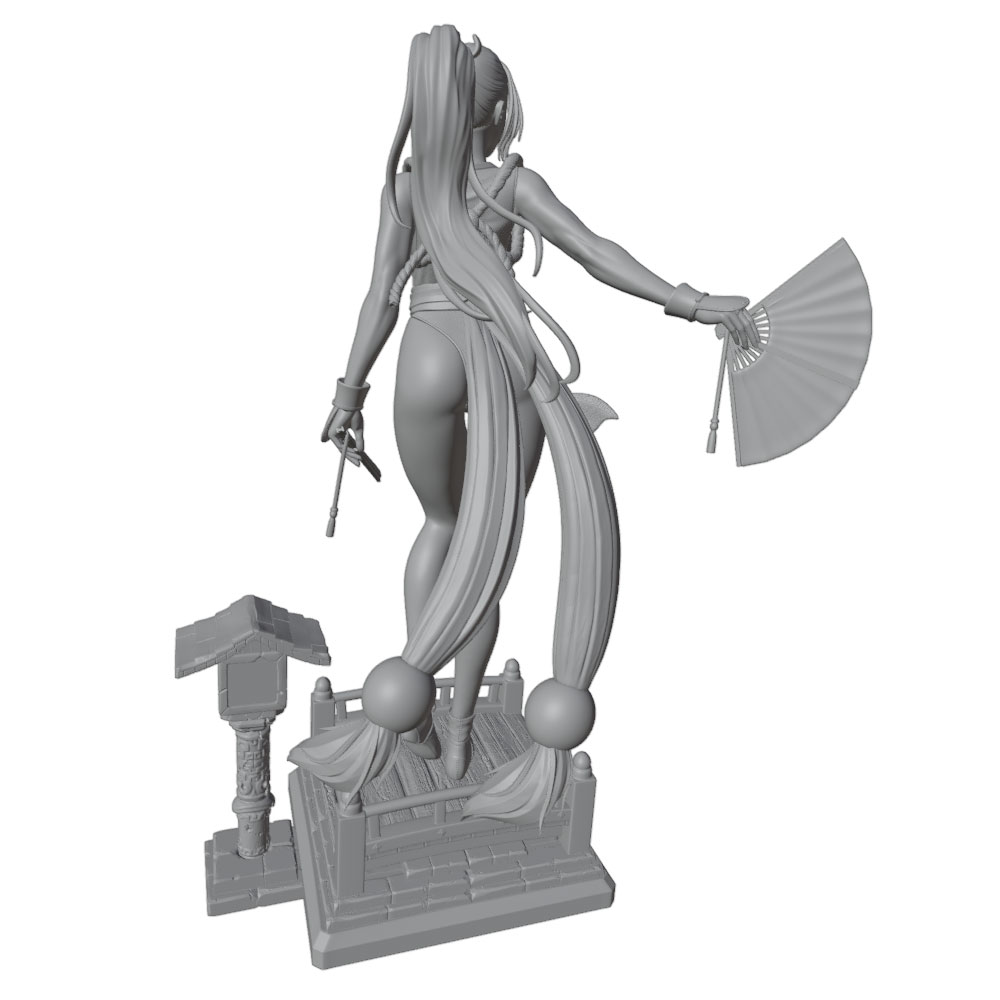 1/24 Sexy Long-Haired Girl Min - огляд і ціна Model Kit Hg