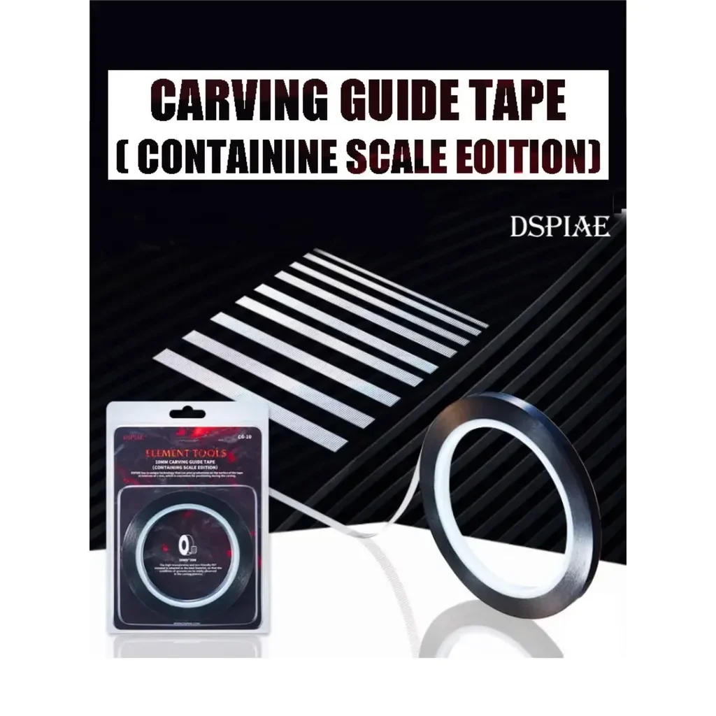DSPIAE CG Series Carving Guide - огляд і ціна Model Kit Paint Set