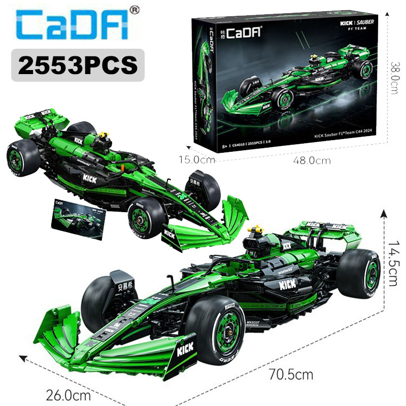 Cada 1:8  MOC Sauber F1 Team C - огляд і ціна Model Kit Formula 1