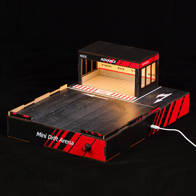 1:64 Scale DIY Drift Track Dio - огляд і ціна Model Kit Diorama