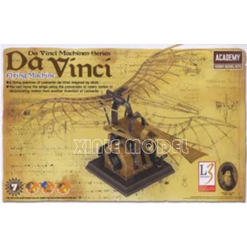 Academy 18146 Da Vinci Flying  - огляд і ціна Model Kit Academy