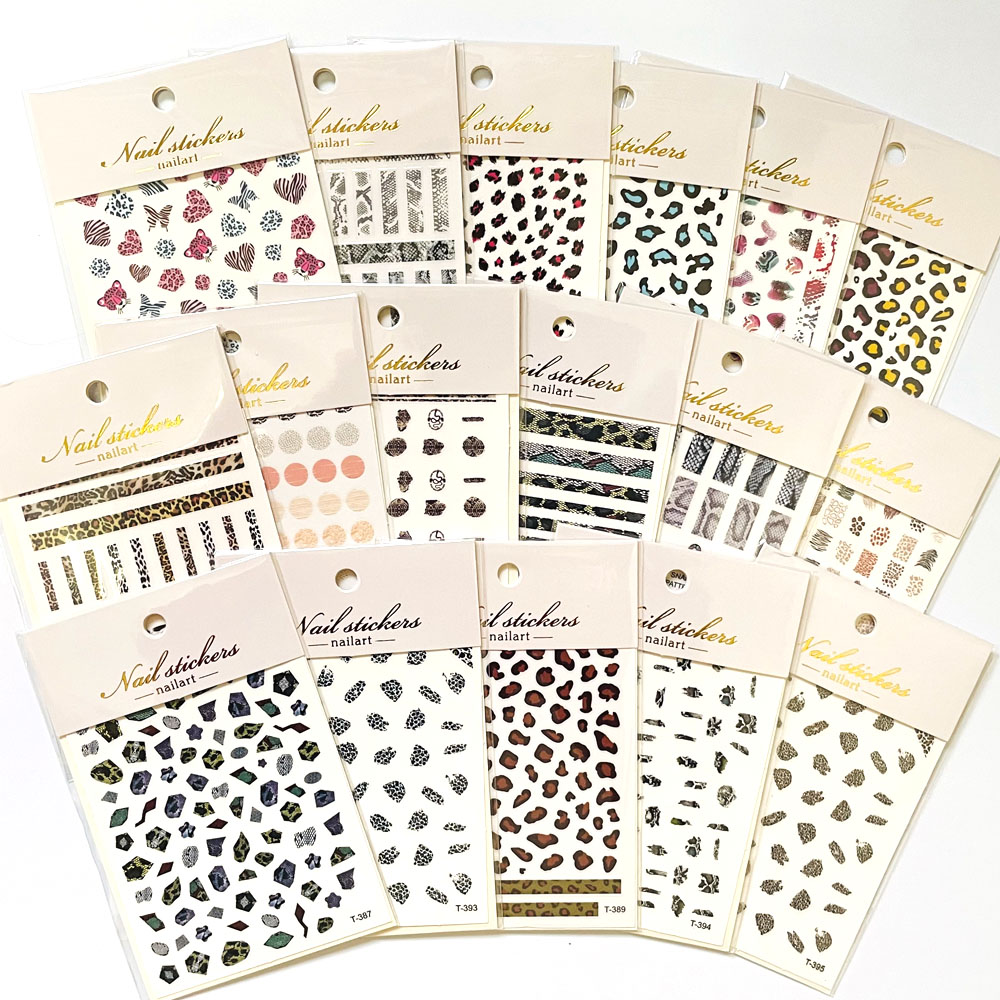 1 Sheet Leopard Sticker 3D Sli - огляд і ціна Waterslide Decal Paper