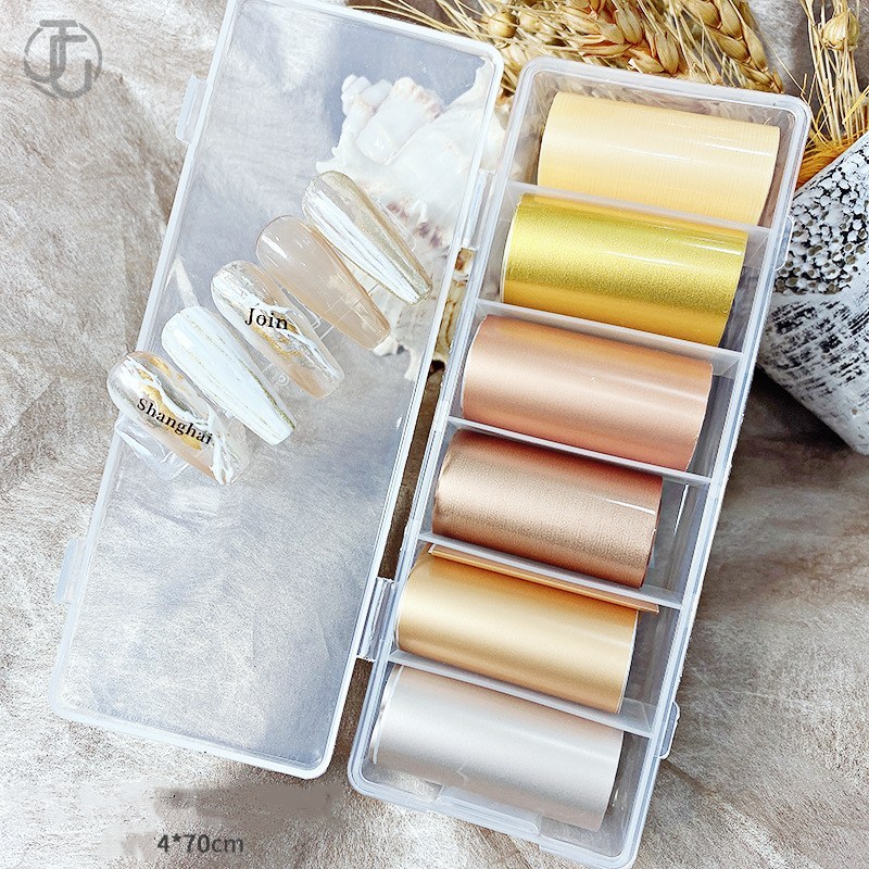 6 rolls Aurora Nail Foils for  - огляд і ціна Waterslide Decal Paper