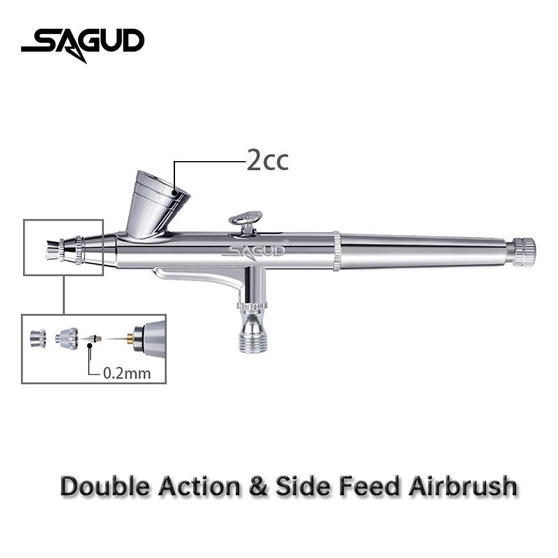 SAGUD Airbrush Model SD-135 0. - огляд і ціна Model Kit Paint Set