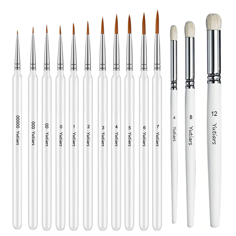 Wood Handle 14PCS Fine Detail  - огляд і ціна Model Kit Paint Set