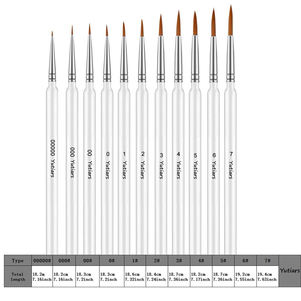 Wood Handle 14PCS Fine Detail  - огляд і ціна Model Kit Paint Set