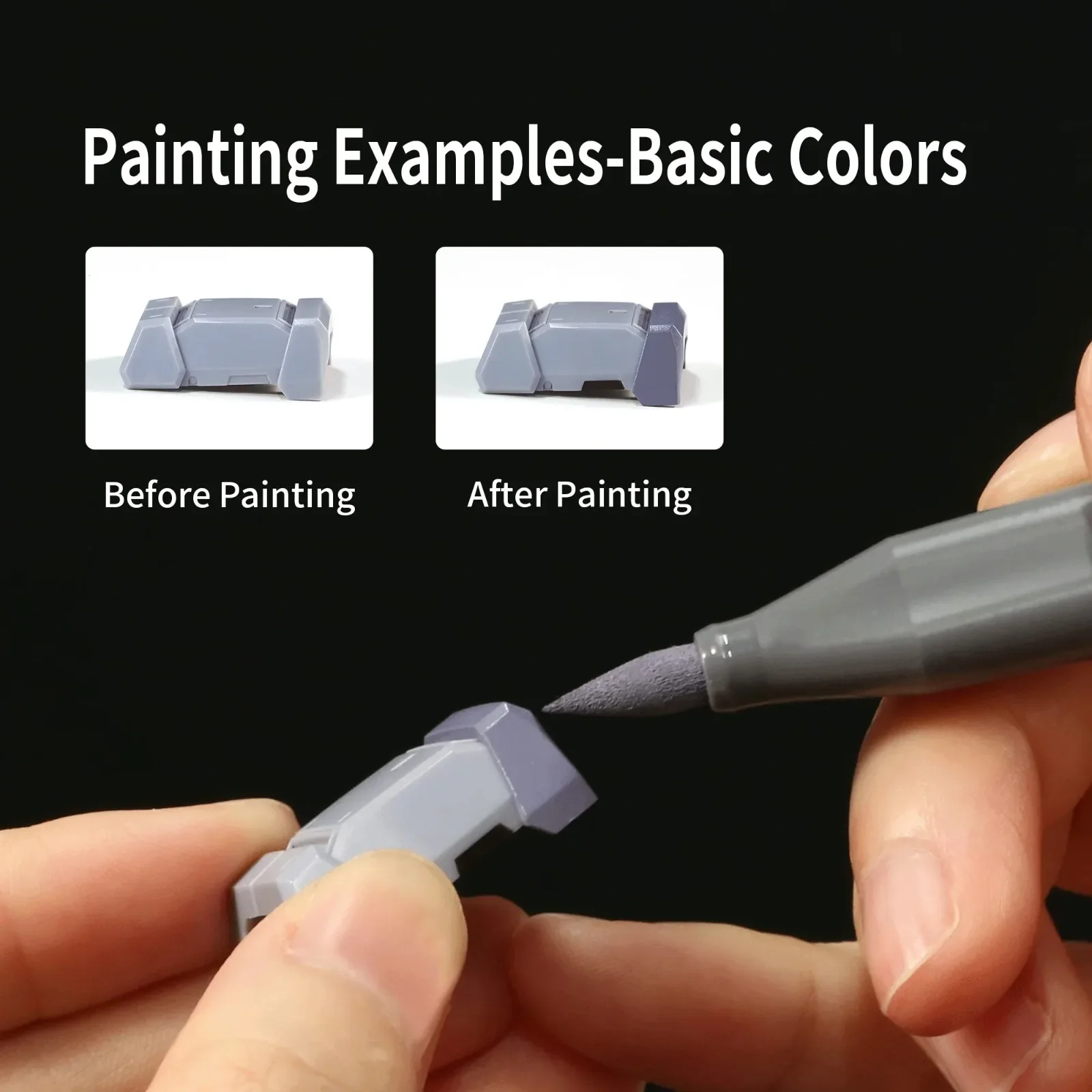 DSPIAE Soft Tip Water Based Ma - огляд і ціна Model Kit Paint Set