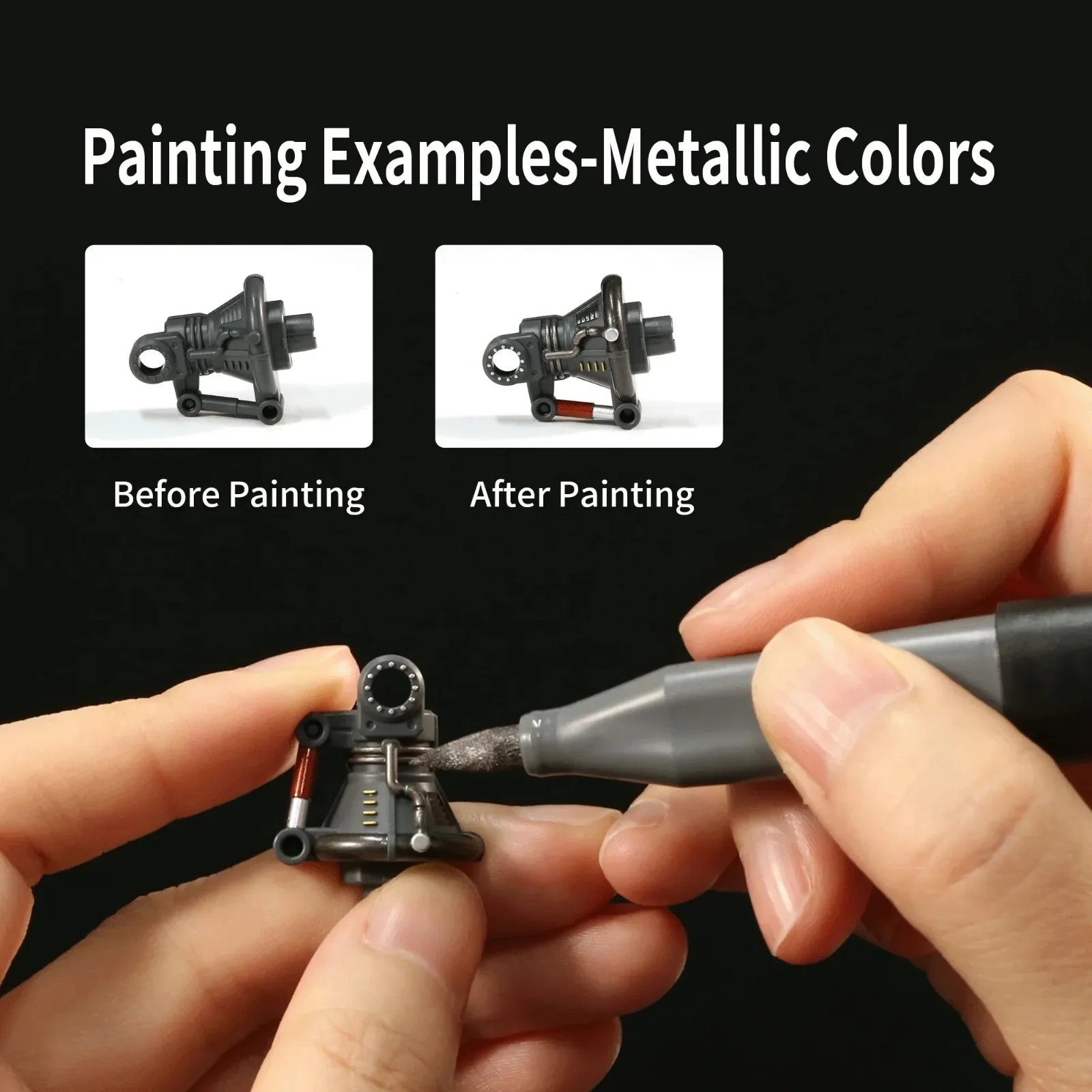 DSPIAE Soft Tip Water Based Ma - огляд і ціна Model Kit Paint Set