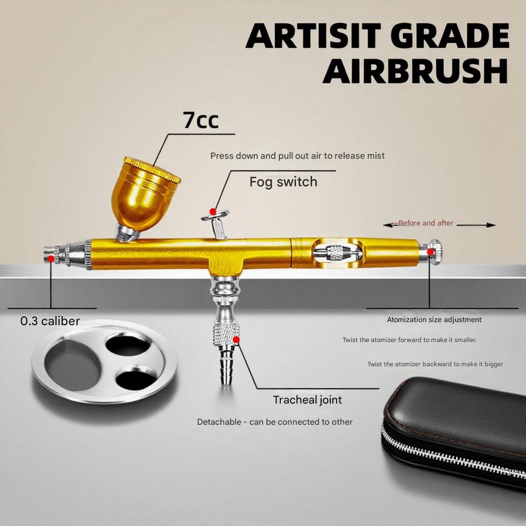 0.3mm Dual Action Airbrush 7cc - огляд і ціна Model Kit Paint Set
