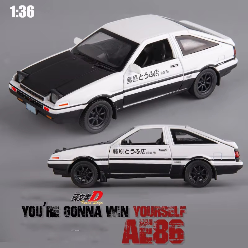 1/36 AE86 Alloy Car Model Simu - огляд і ціна Model Kit Ae86