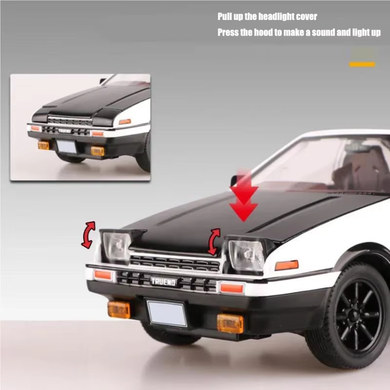 1/36 AE86 Alloy Car Model Simu - огляд і ціна Model Kit Ae86
