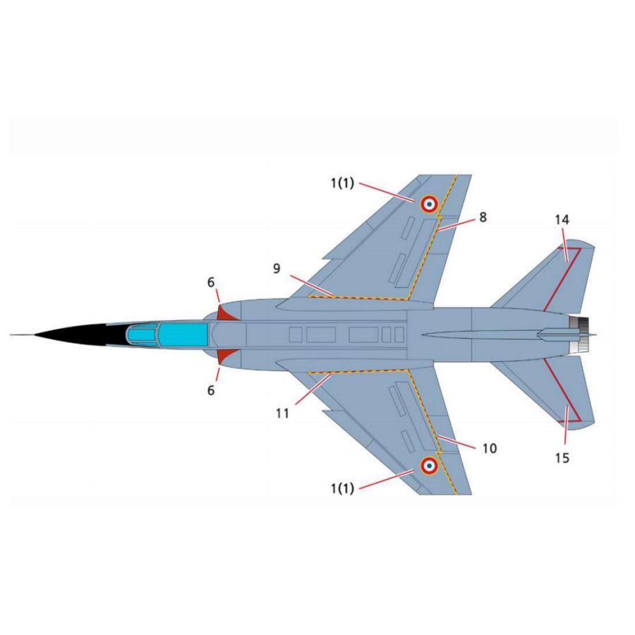AC12665 ACADEMY 1/144 Dassault - огляд і ціна Model Kit Academy