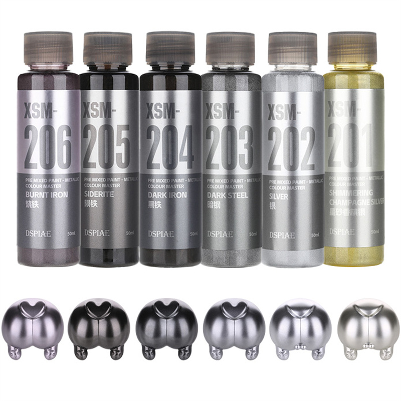 DSPIAE XSM Metallic Water Base - огляд і ціна Model Kit Paint Set
