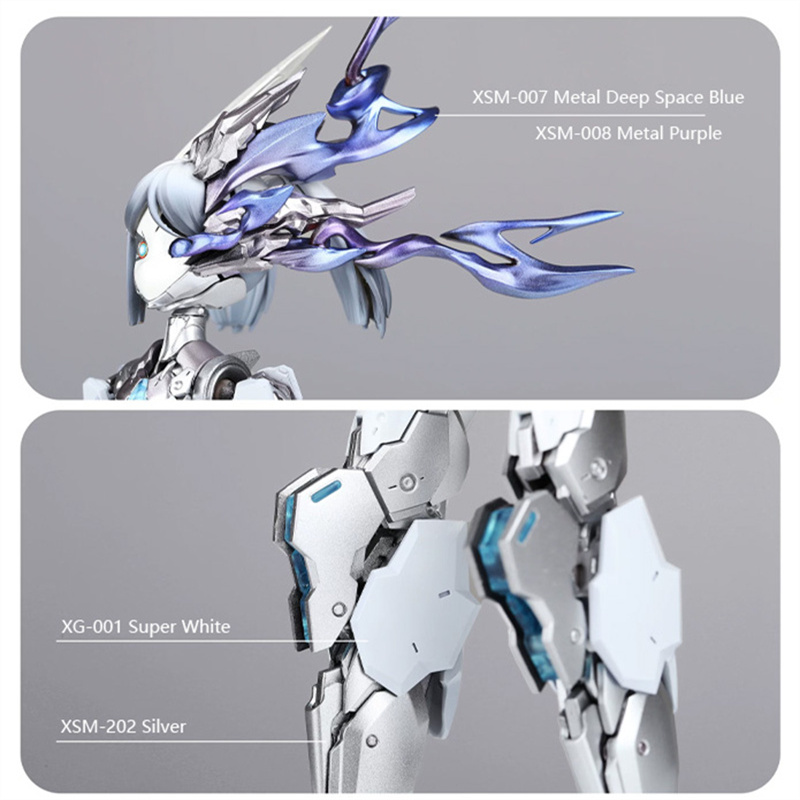 DSPIAE XSM Metallic Water Base - огляд і ціна Model Kit Paint Set