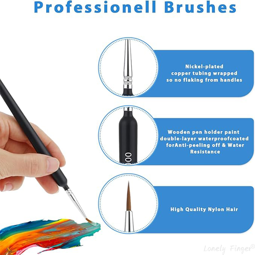 5/11Pcs Paint Brushes Set, Art - огляд і ціна Model Kit Paint Set