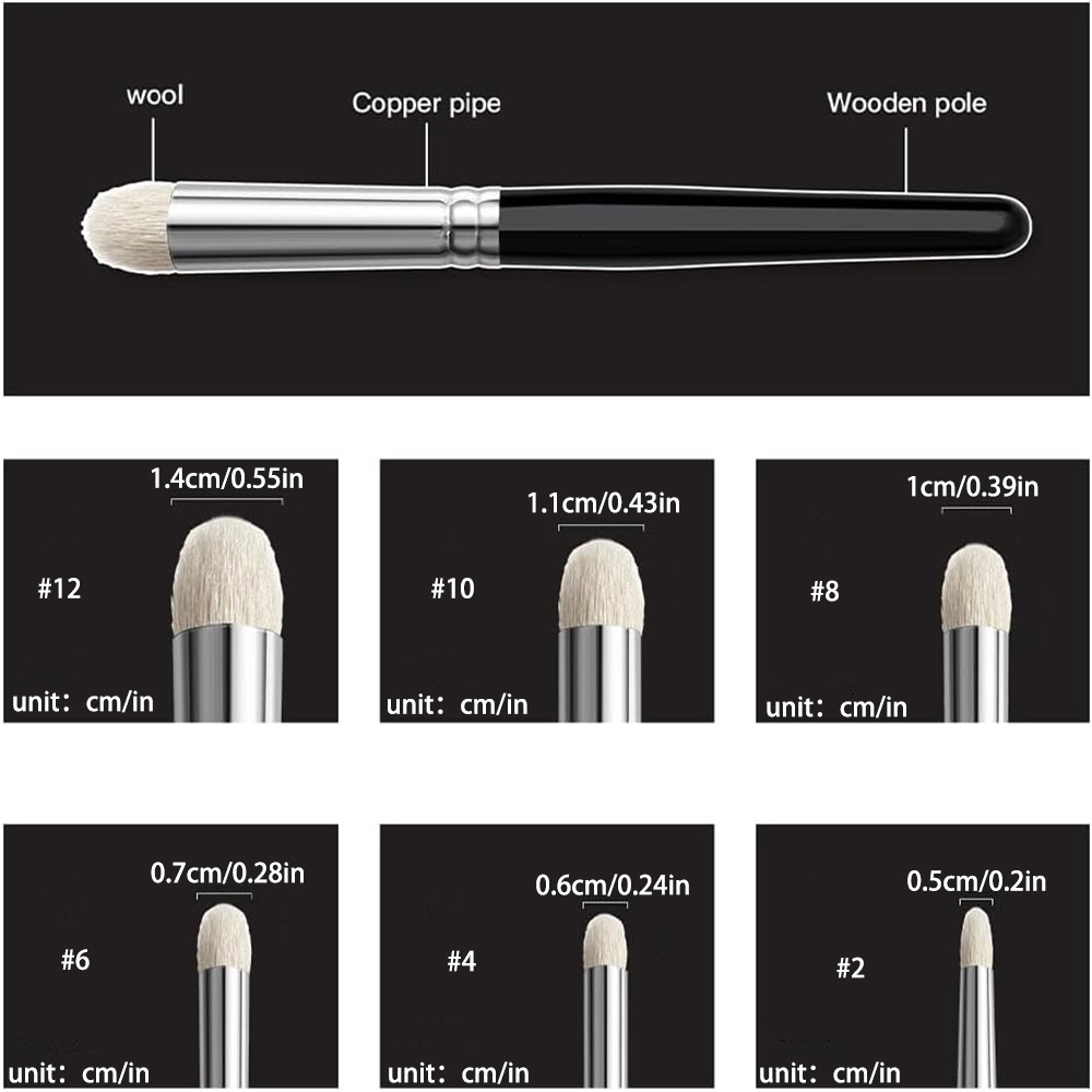 6Pcs/Set Dry Brush Miniature P - огляд і ціна Model Kit Paint Set