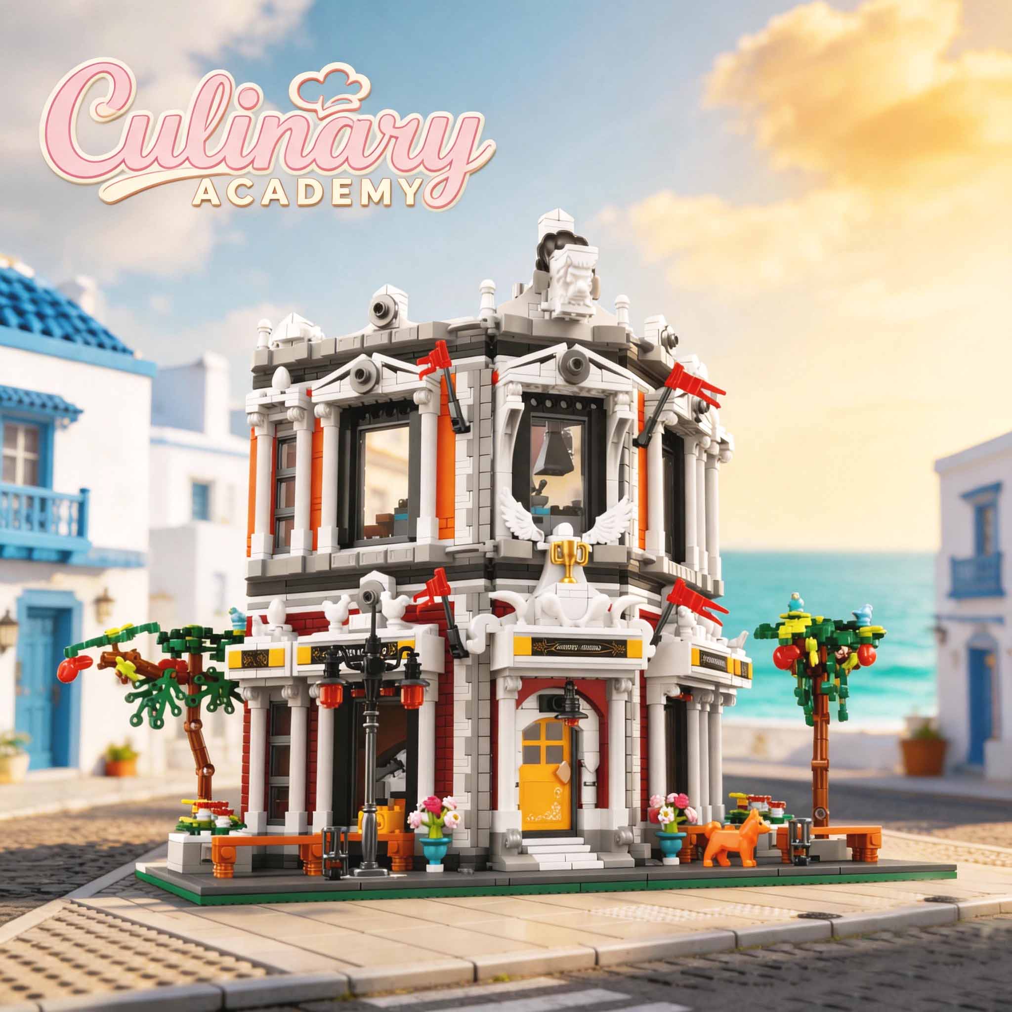 Creative 2743PCS Cooking Acade - огляд і ціна Model Kit Academy