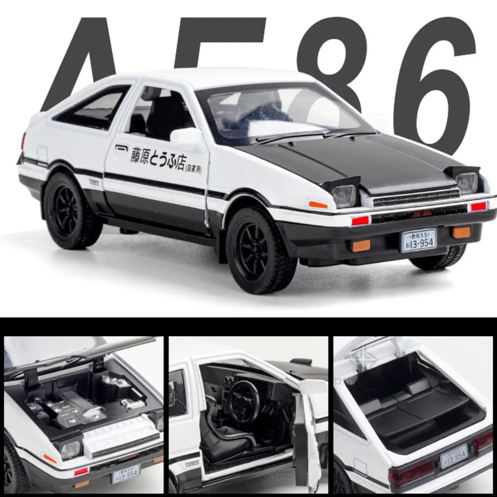 Alloy Diecast Scale Car Model  - огляд і ціна Model Kit Ae86