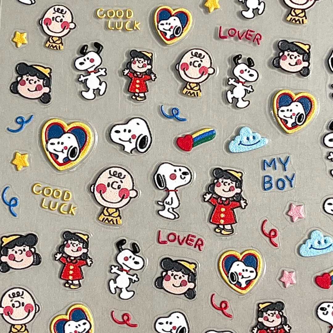 Cartoon Snoopy Embossed 3D Rel - огляд і ціна Waterslide Decal Paper