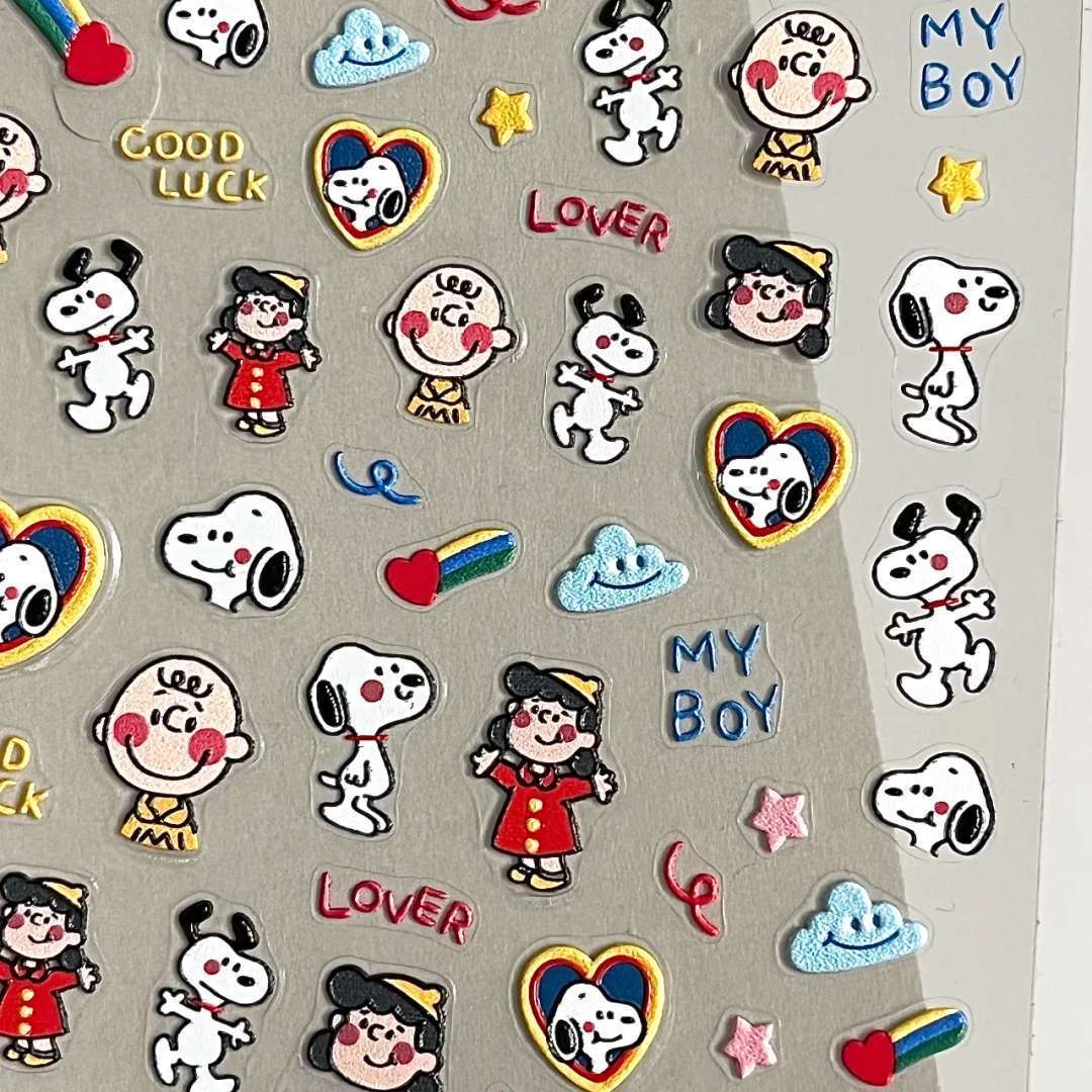 Cartoon Snoopy Embossed 3D Rel - огляд і ціна Waterslide Decal Paper